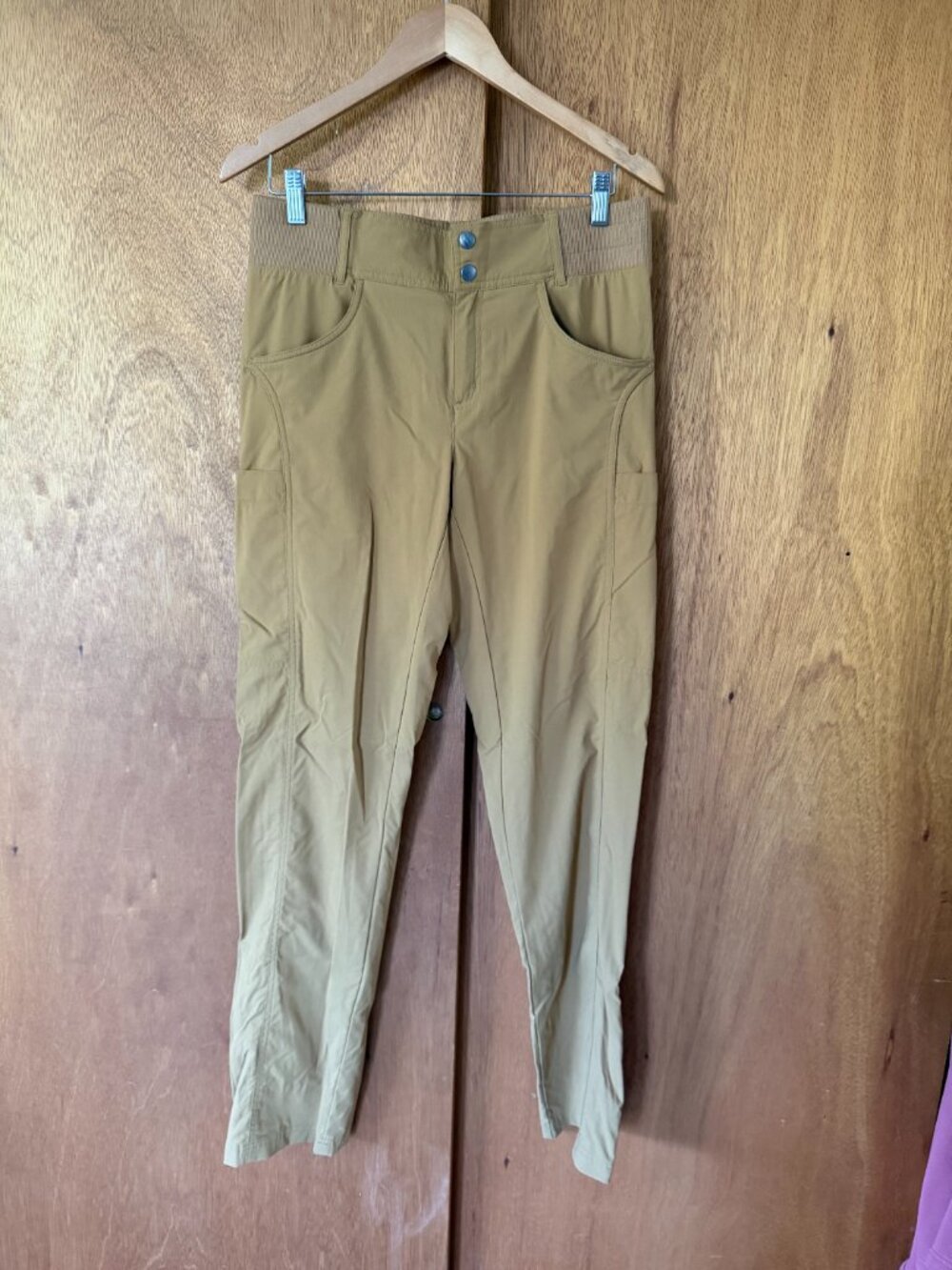 Title Nine Recycled Clamber 2.0 Hiking Pants - Size 10 Long. Color: Sahara